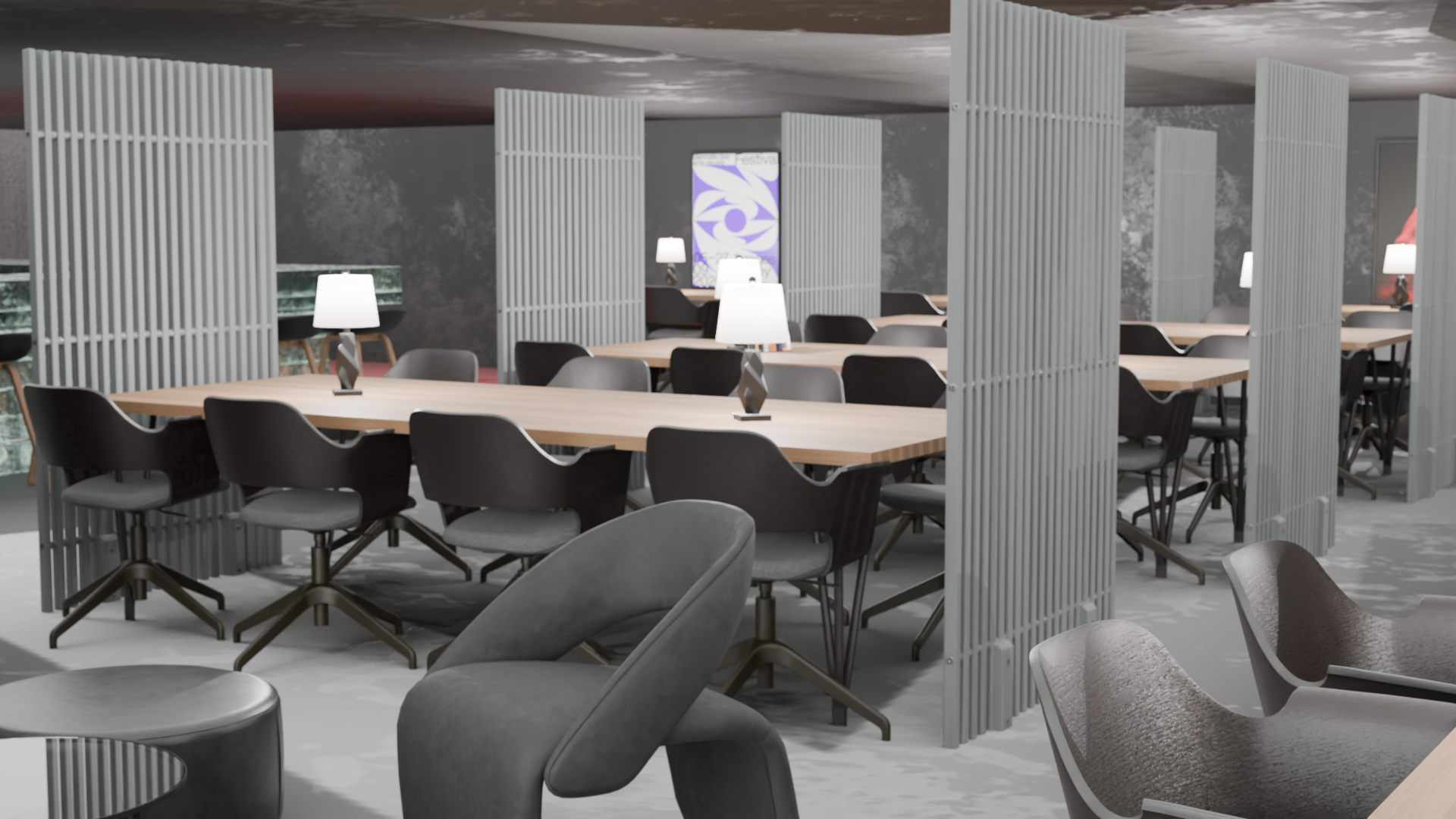 Zone de travail libre